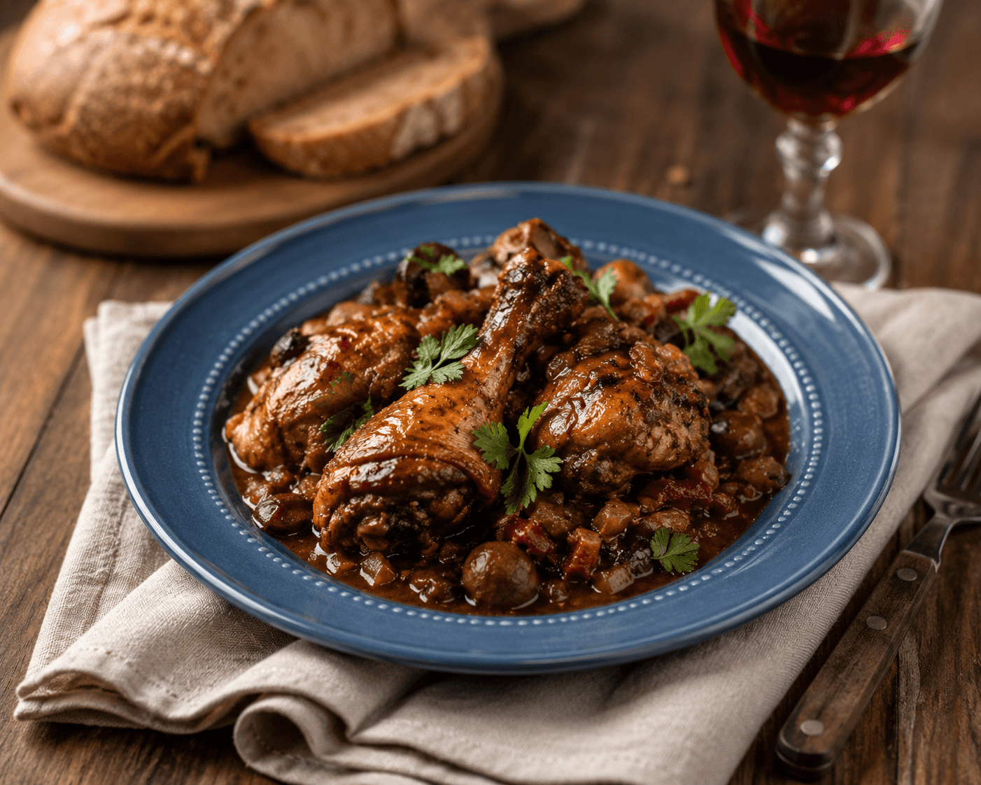 Кок-о-вен (Coq au Vin)